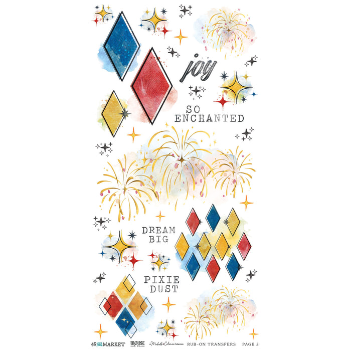 Mouse & Co. 6 x12 Blendable Rub-on Transfer Set