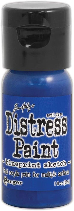 Tim Holtz Distress Paint Flip Top - Blueprint Sketch