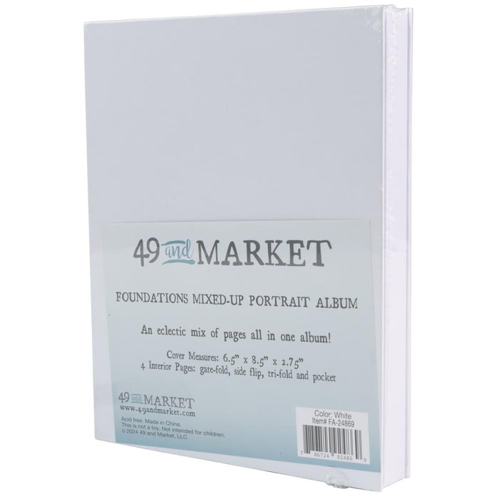 49 & Market Foundations Mixed Up Album - Portrait White