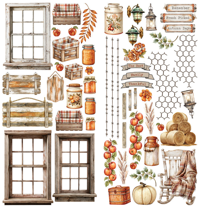 Season’s Bounty Laser Cut Elements