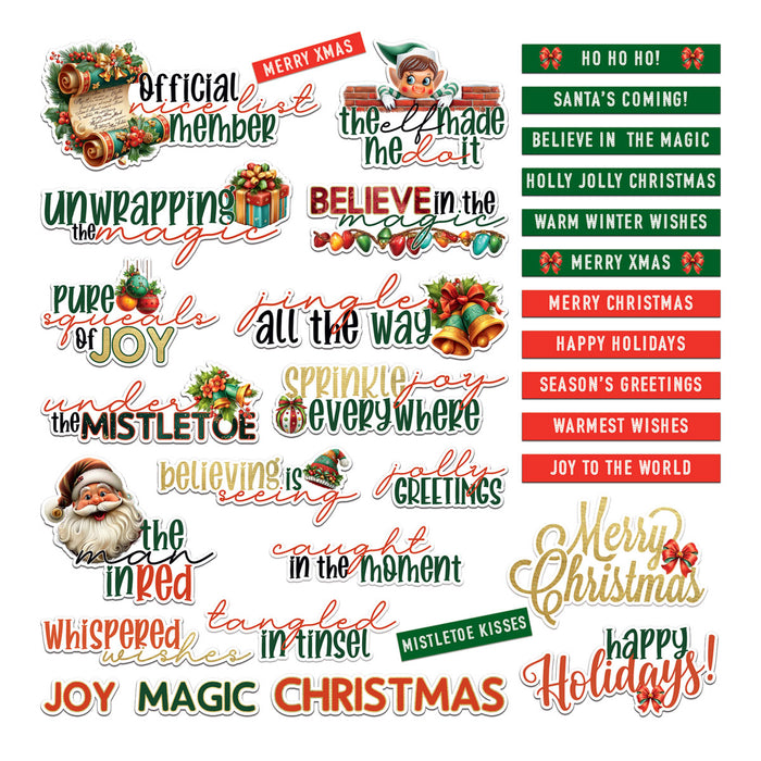 Jolly Jingles Chipboard Set