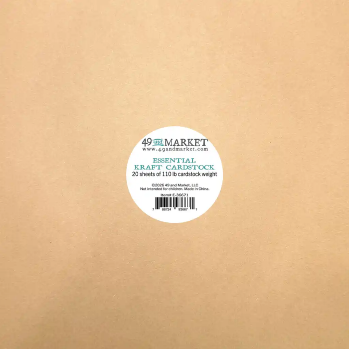 Essential Cardstock - Kraft