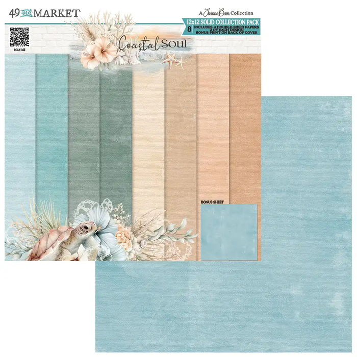 Coastal Soul – 12 x 12 Solids Collection Pack