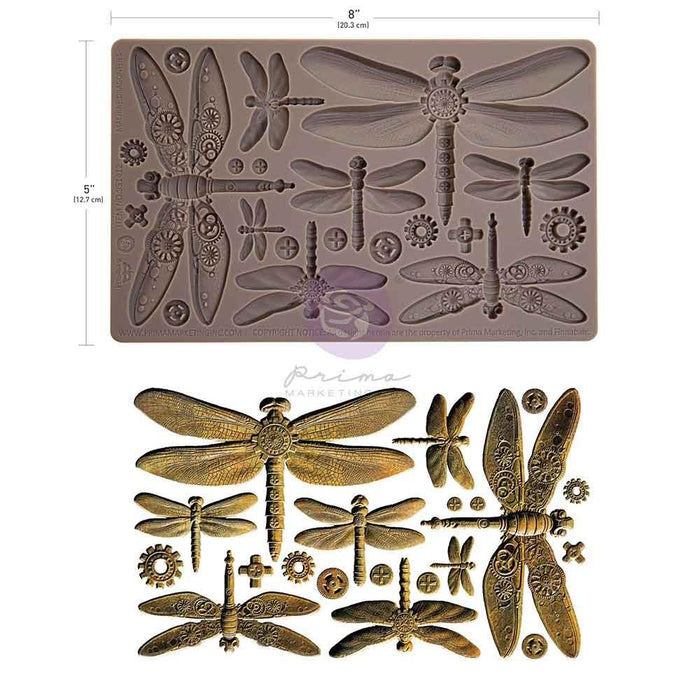 Finnabair Decor Moulds - Machine Dragonflies