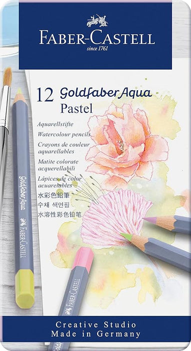 Faber-Castell Goldfaber Aqua Watercolour Pencils (12pcs) - Pastel