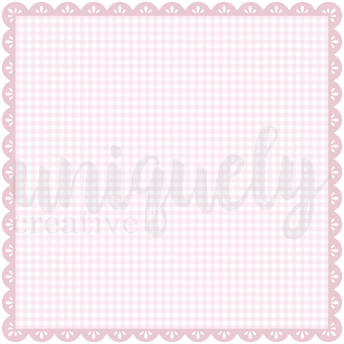 Gingham Square Decorative Base Layer