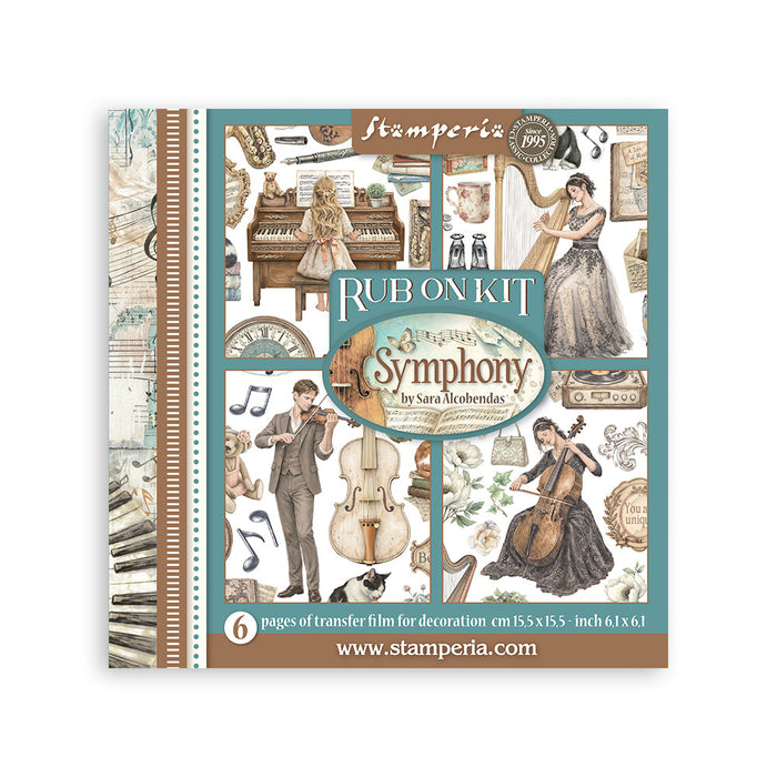 Symphony Rub-On Kit 6"x6"