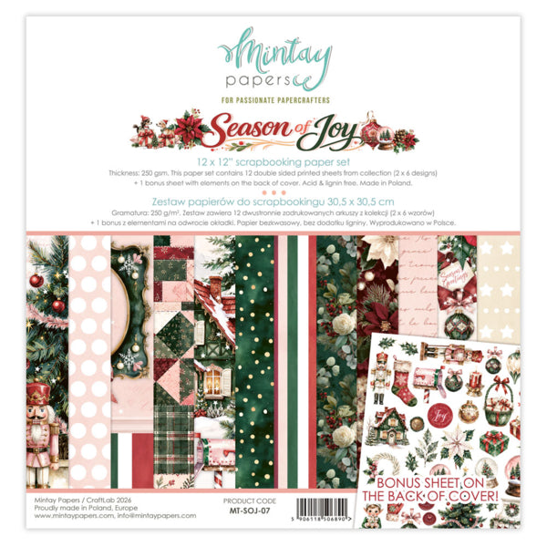 SEASON OF JOY 12 X 12 PAPER SET