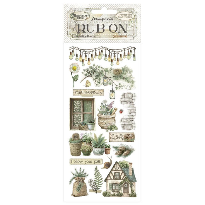 Herbarium Silvae Rub-Ons - Cottage