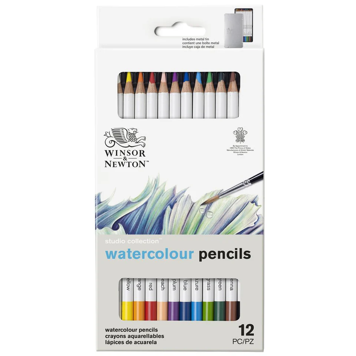 Winsor and Newton Watercolour Pencils x12
