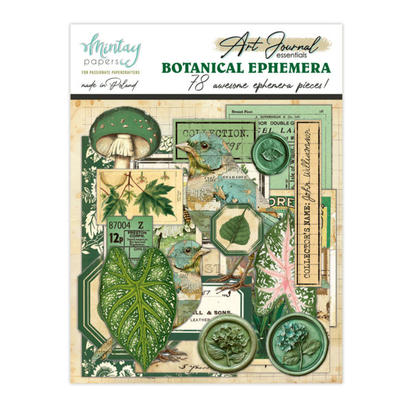 ART JOURNAL EPHEMERA PACK - BOTANICAL
