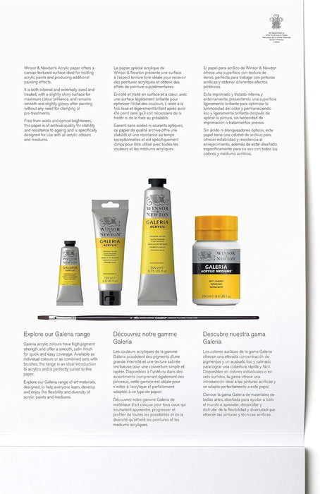 Winsor & Newton Acrylic Pad - A3