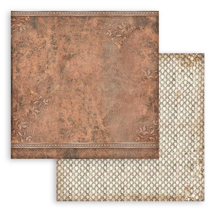 Vintage Library Backgrounds Paper Pad 12"X12"