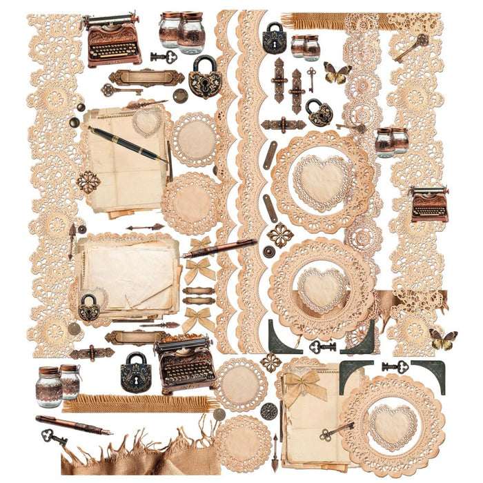 Nostalgic Memories Laser Cut Outs - Ephemera