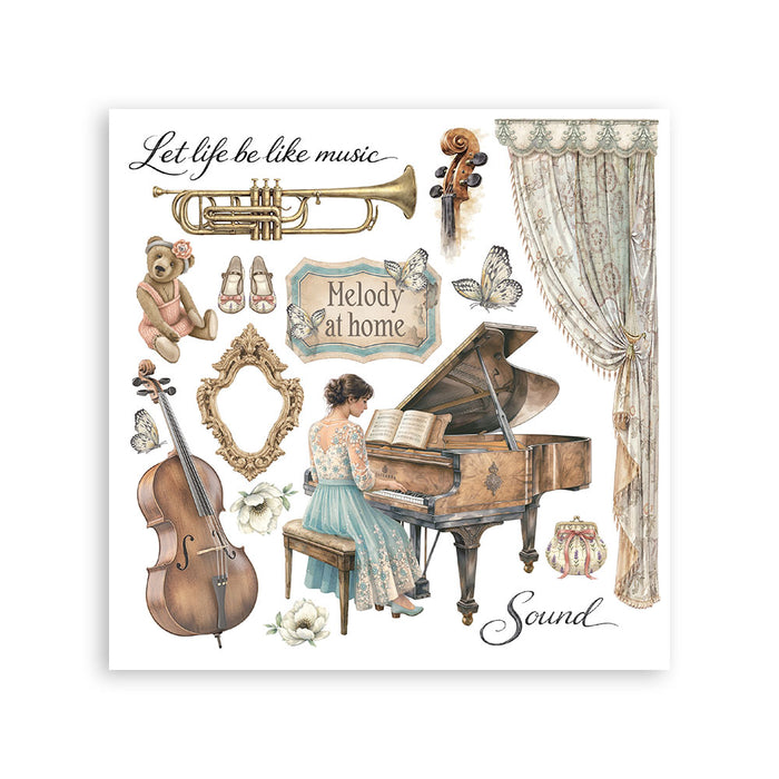 Symphony Rub-On Kit 6"x6"