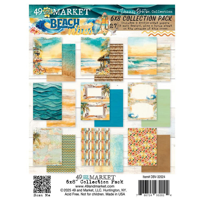 Beach Vibes Collection Pack 6"X8"