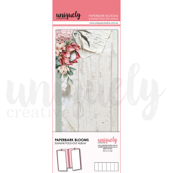 PAPERBARK BLOOMS SLIMLINE FOLD-OUT ALBUM