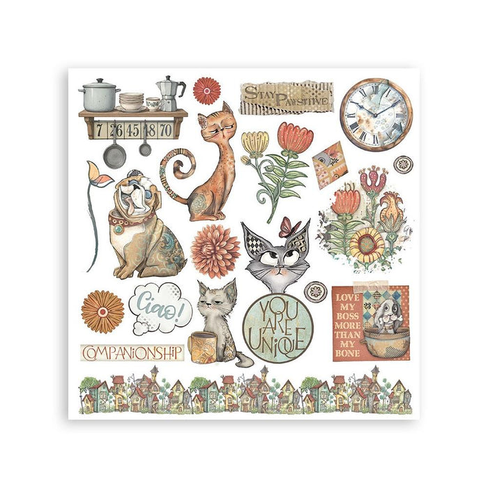 Furry Friends Rub-On Kit