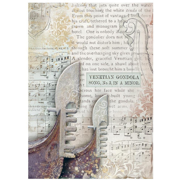 Venice City of Art Rice Paper A6 8/Pkg