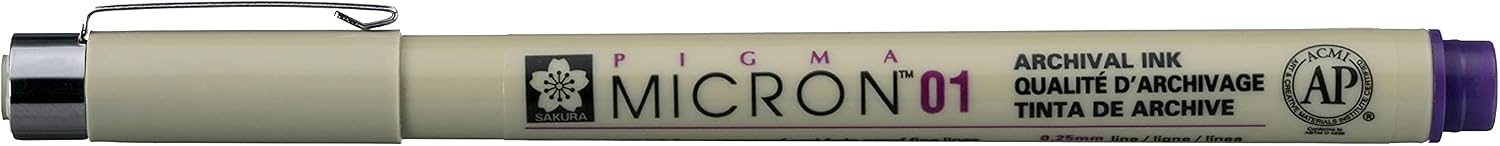 Pigma Micron Pen 01 0.25mm - Purple