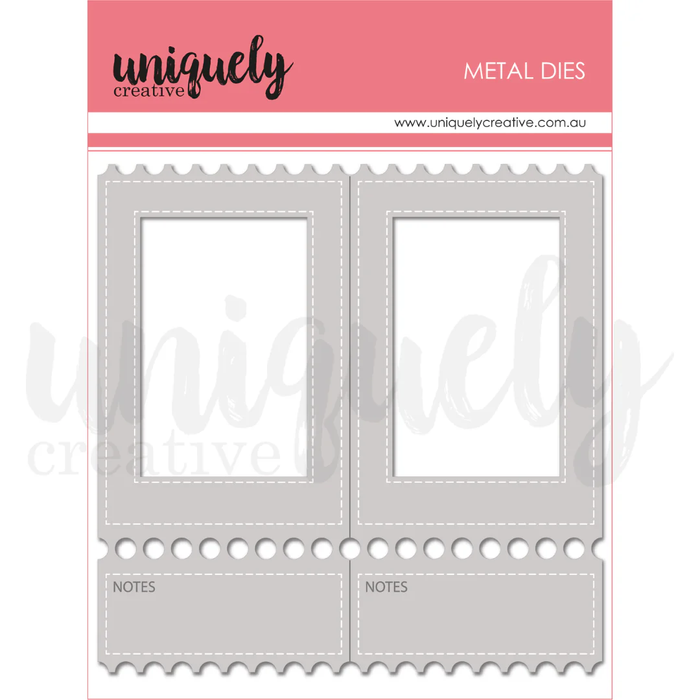 FOLDING TICKET FRAME DIE
