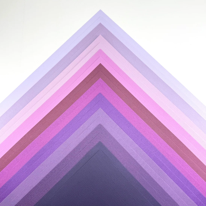 Textured Cardstock 20 Pack - PURPLE