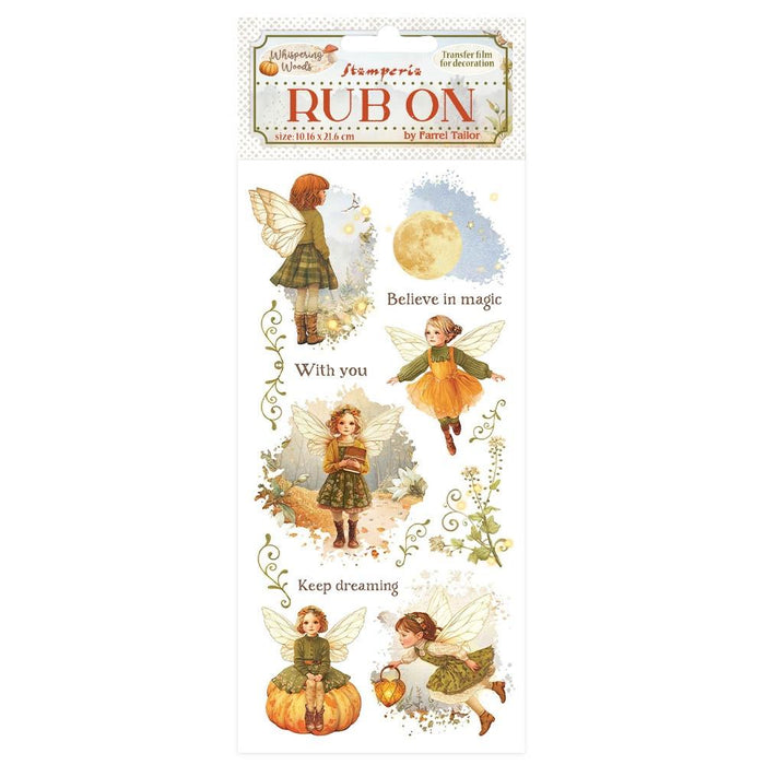 Whispering Woods Rub-On - Fairy