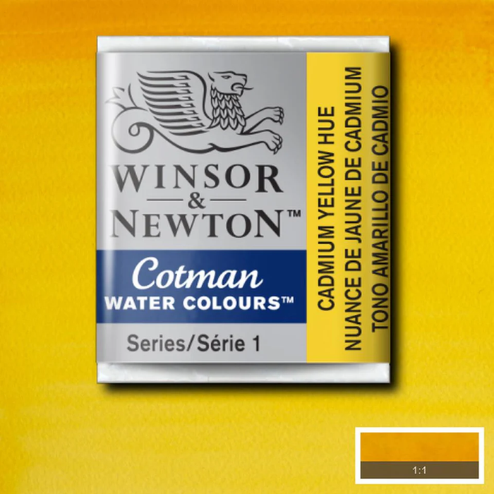Winsor & Newton Cotman Watercolour - Half Pan - Cadmium Yellow Hue