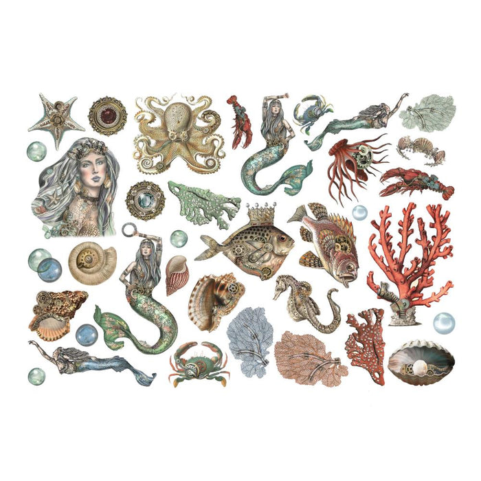 Songs Of The Sea Adhesive Ephemera - Mermaids