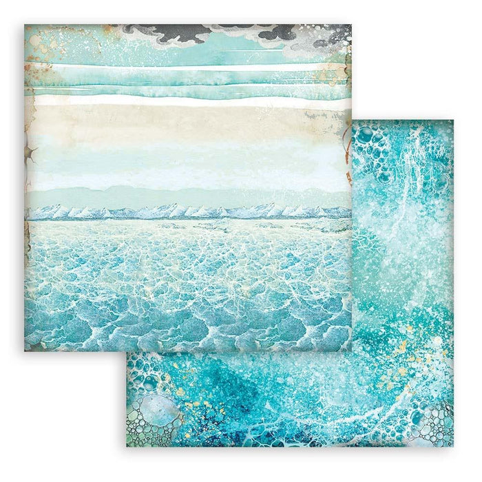 Songs Of The Sea Backgrounds Paper Pad 8"X8"