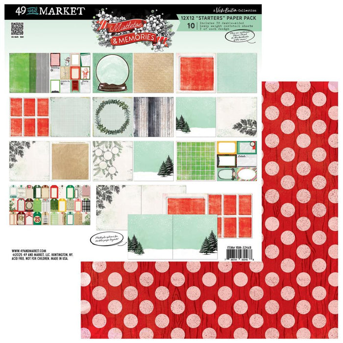 Mistletoe And Memories Starters Collection Pack 12"X12"
