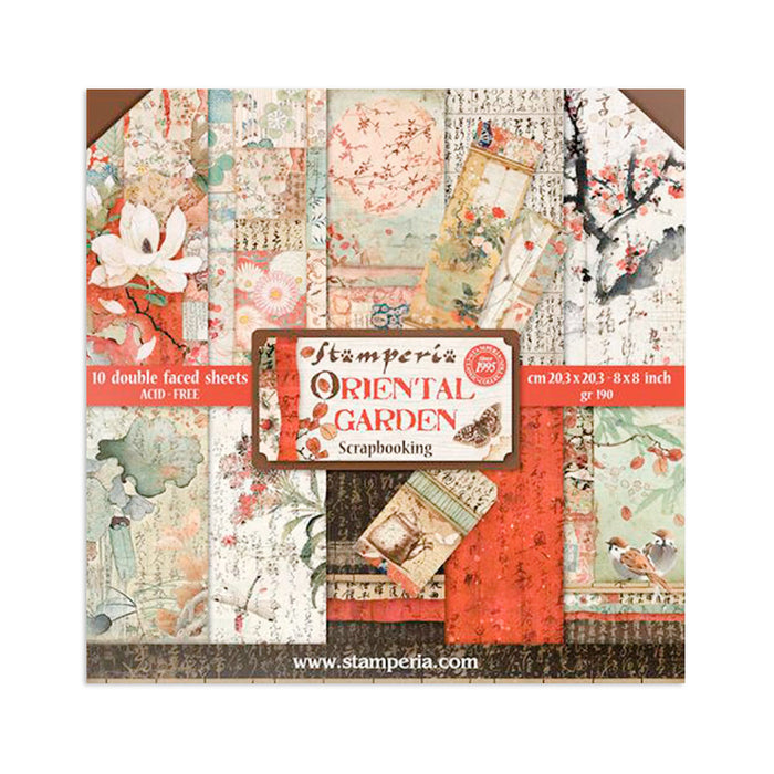 Oriental Garden Pad 8"X8"