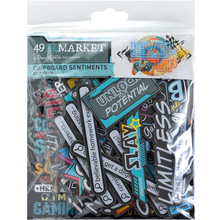 Level Up Chipboard Set
