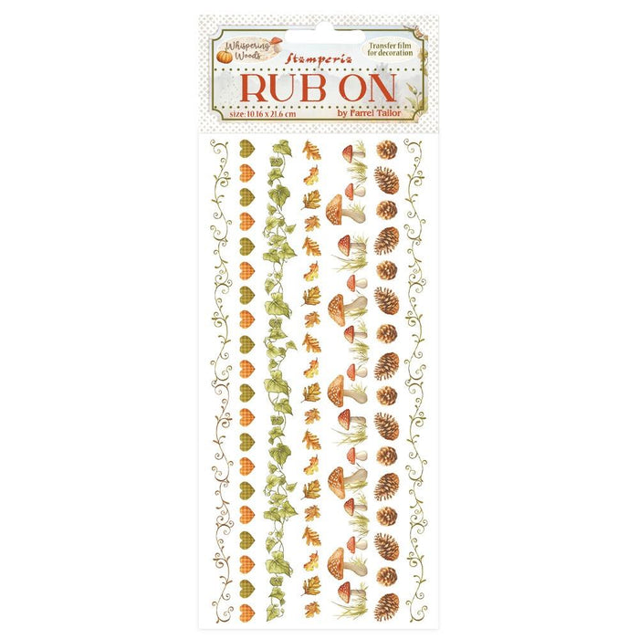 Whispering Woods Rub-On - Stripes