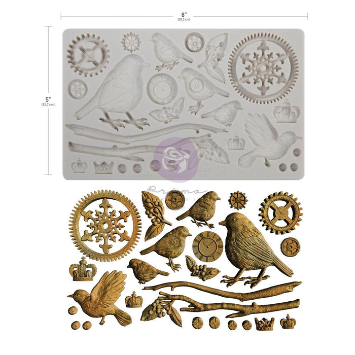 Finnabair Decor Moulds - MECHANICAL ROBINS
