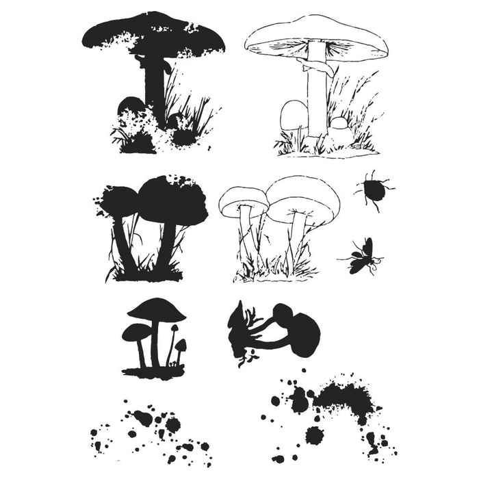 Framelits Die & Stamp Set - Mushrooms