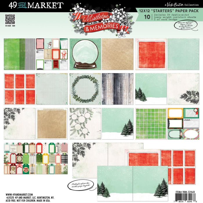 Mistletoe And Memories Starters Collection Pack 12"X12"