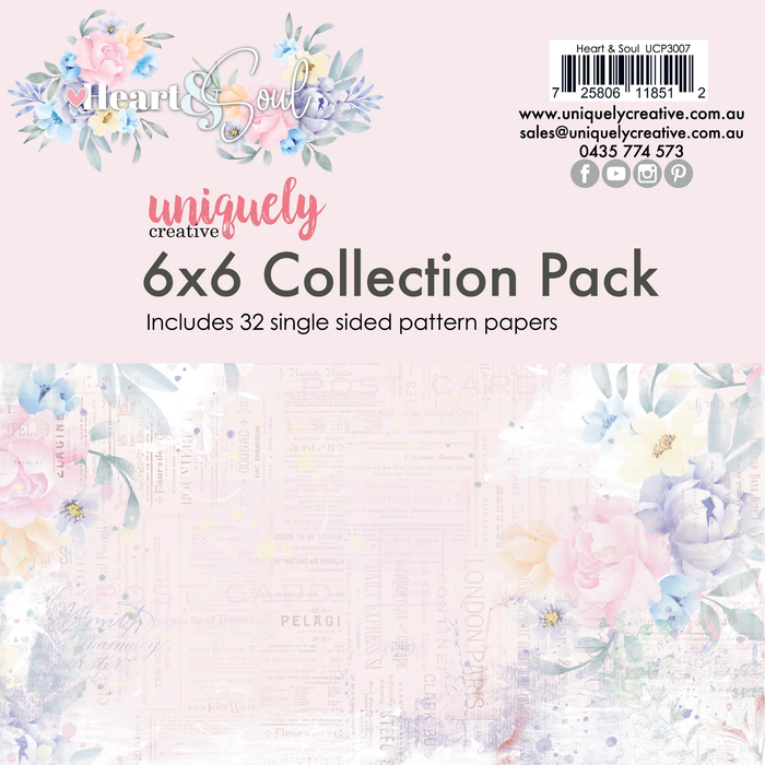 HEART & SOUL 6 X 6 COLLECTION PACK