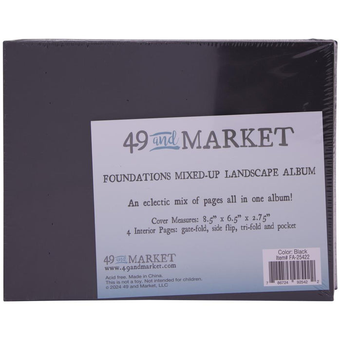 49 & Market Foundations Mixed Up Album - Landscape, Black