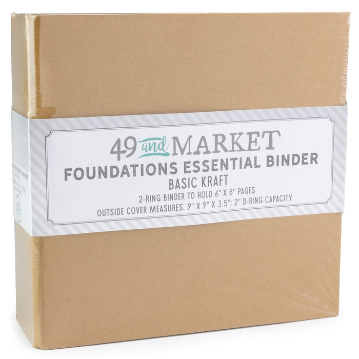 Foundations Essential Binder Basic Kraft