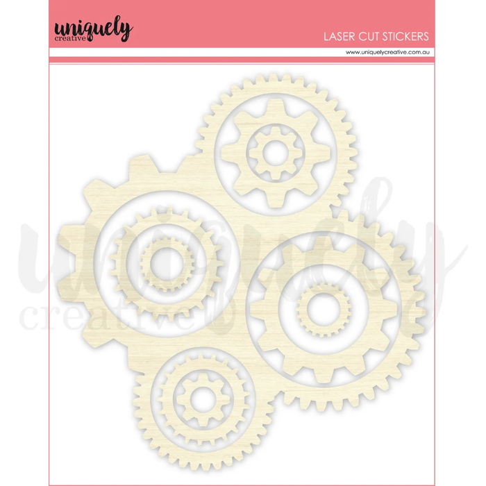WOODEN COGS STICKERS