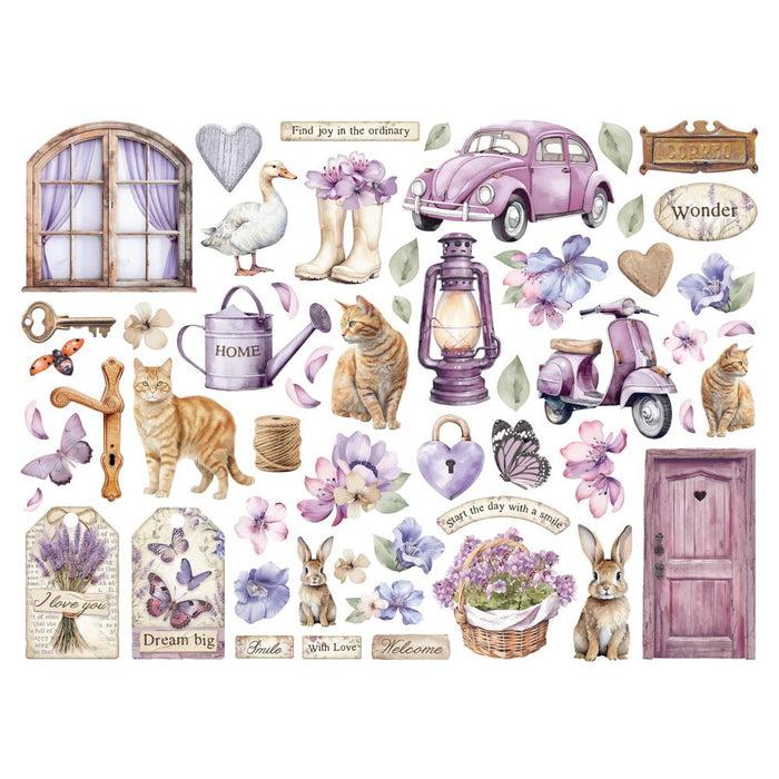 Lavender Die-Cuts