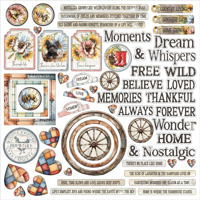 Whispering Way Chipboard Assortment