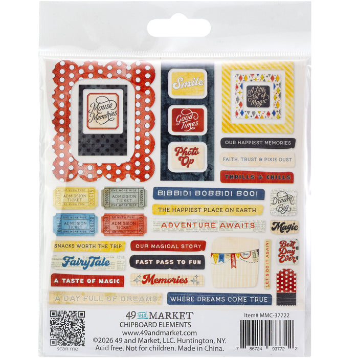 Mouse & Co. Chipboard Set