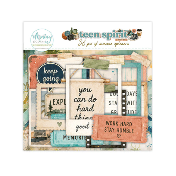 TEEN SPIRIT PAPER EPHEMERA - 36 PIECES