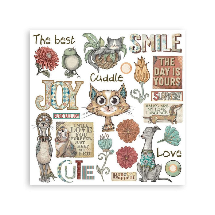 Furry Friends Rub-On Kit