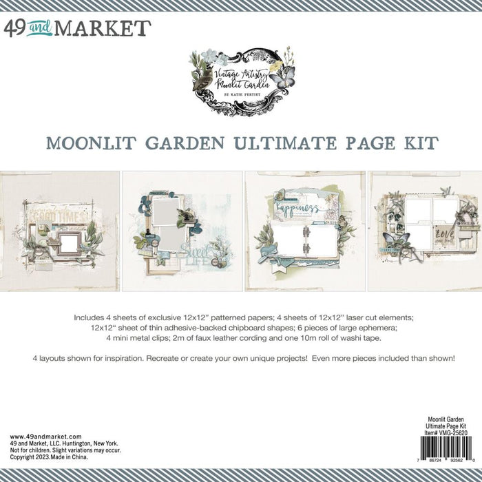 Vintage Artistry Moonlit Garden Ultimate Page Kit