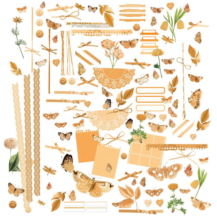 Color Swatch: Peach Laser Cut Outs