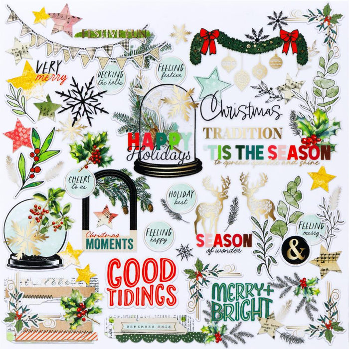 Mistletoe And Memories Foiled Die-Cuts