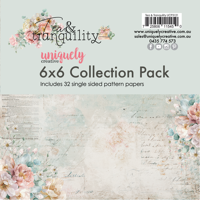 Tea & Tranquility 6 X 6 COLLECTION PACK